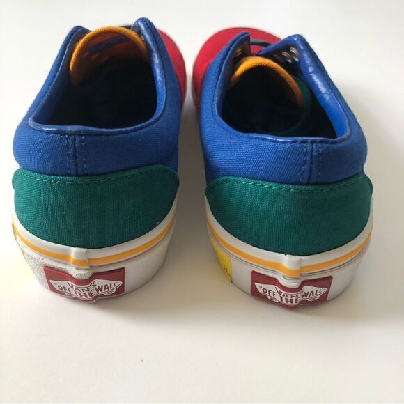 Vans Era primary color block lace up sneakers NWOT child’s size 1.5 - Picture 5 of 8